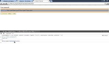 JQuery Tutorial - jquery selectors - equals selector