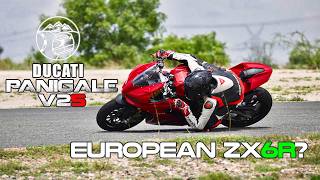 2026 Ducati Panigale V2S Review - European ZX6r? | Sagar Sheldekar Official screenshot 3