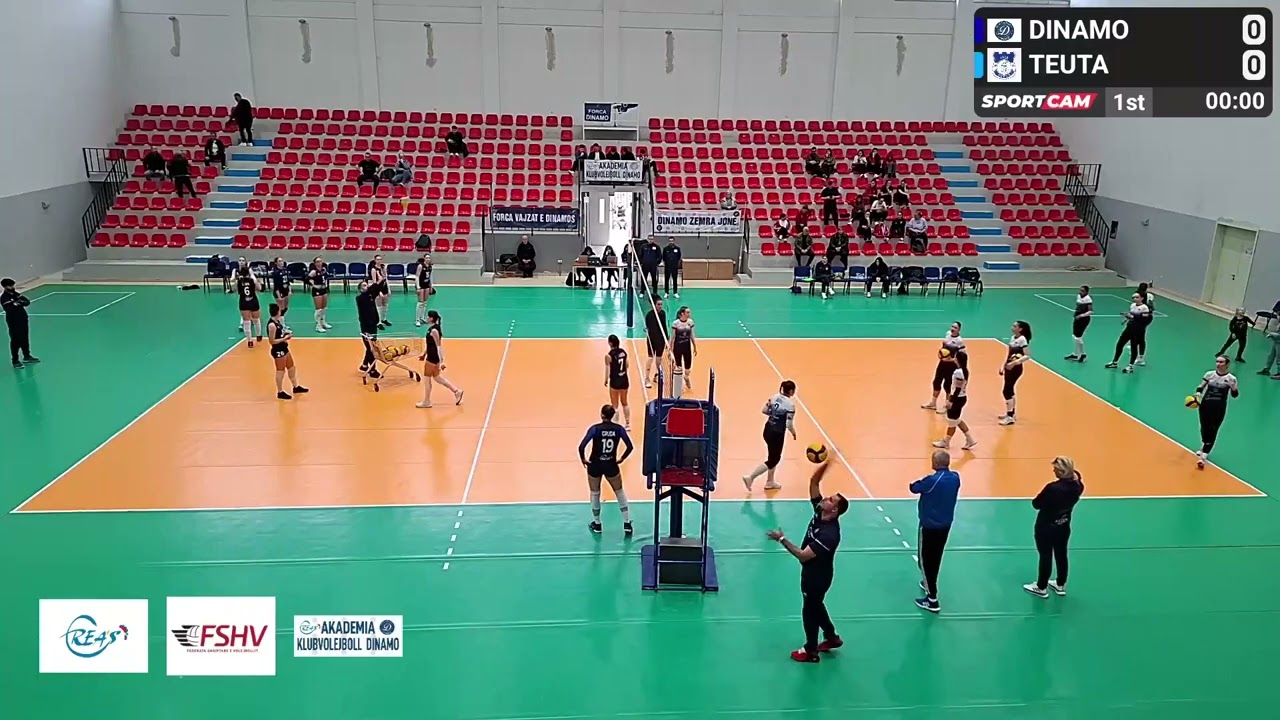 Volejboll Dinamo-Teuta 3-2 Sezoni 24-25 Superiore Femra