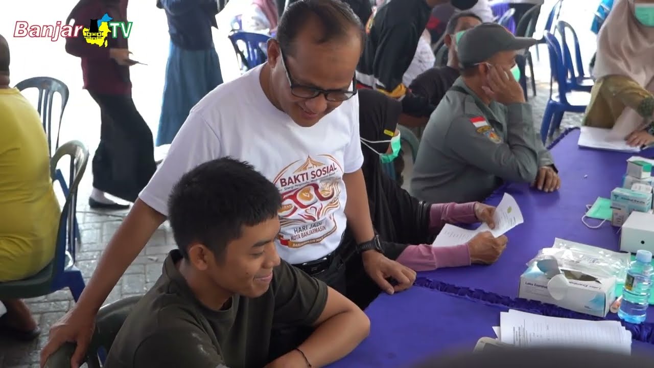 SAMBUT 5 ABAD KOTA, PEMKO BANJARMASIN DAN KORPORAT GELAR BAKTI SOSIAL