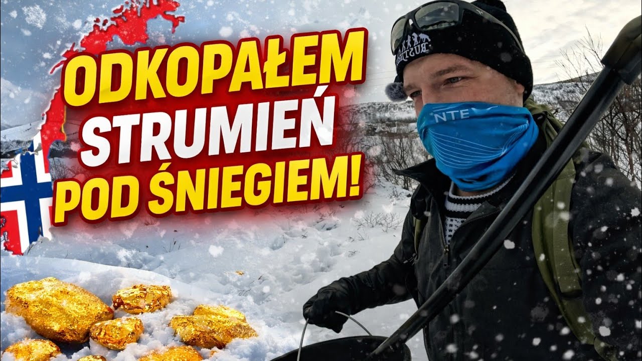 Szukając złota w Norwegii – ogromne pokłady iłu w strumieniu!