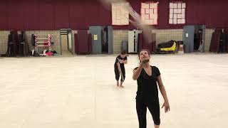 Selma High School Winter Guard Final Rehearsal 2017