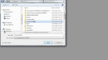 Restoring a MYOB Company file