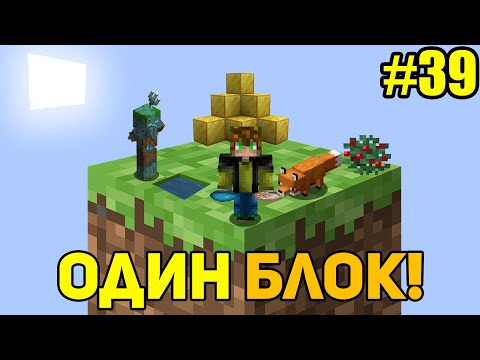 Майнкрафт Скайблок, но у Меня Только ОДИН БЛОК #39