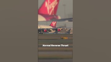 Target Vs Regular Reverse Thrust #aviation #avgeek