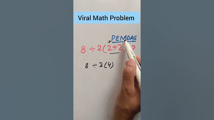 Viral Math Problem || PEMDAS Rule #shorts #viral