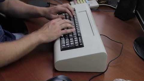 Typing Demo XL - beamspring (IBM 5251) (ASMR)