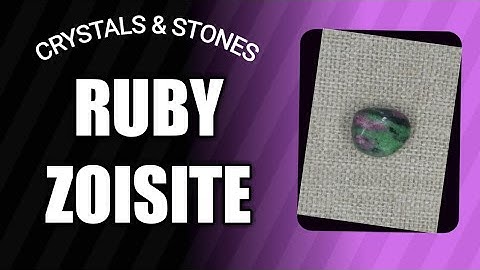 Ruby Zoisite Stone/Crystal💎 Healing Properties #ruby #zoisite #stones #crystals #healing #vibration