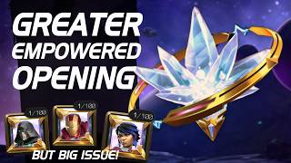 Greater Empowered Crystal Opening and Box Opening + The Champ Token Issue | Marvel Champions