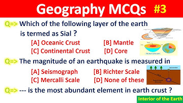 Binnenste van de aarde / Binnenste van de aarde MCQ-vragen / Binnenste van de aarde MCQ