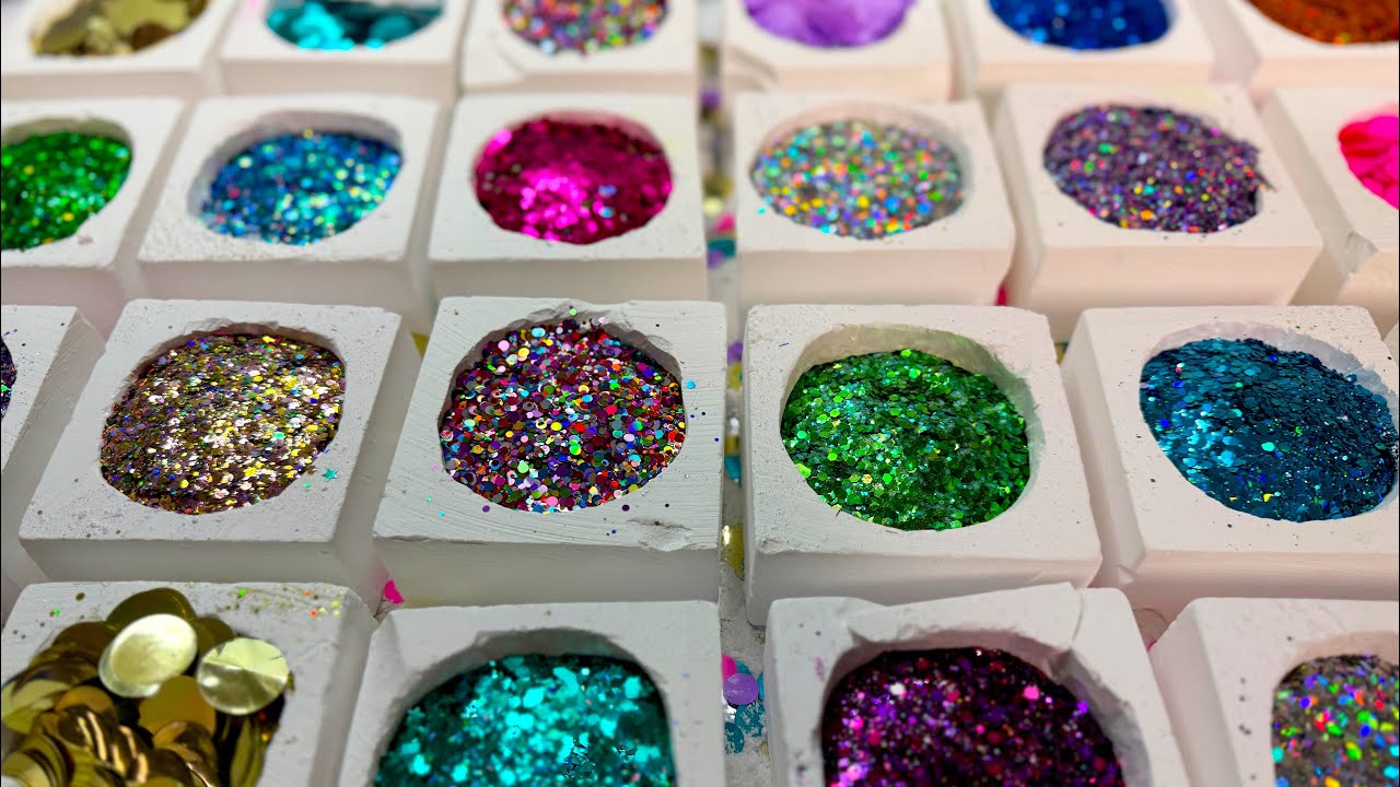 ✨🩷SPARKLE B💣MB MASS CRUSH🩷✨ 40k Celebration - Part 1 🥳🦄🧁🩷💜💚🧡 Gym Chalk ASMR