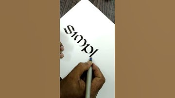 Simple And Clean Uncial Calligraphy 😇 | Pilot Parallel Pen Calligraphy  #shorts