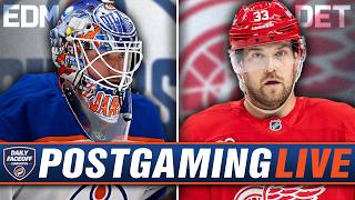 The Edmonton Oilers LOSE to the Detroit Red Wings in shootout THRILLER | PostGaming on DFO Edmonton