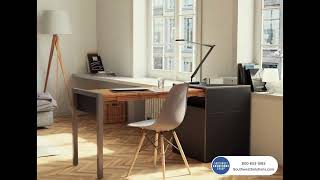 Space Saver Desk with Storage