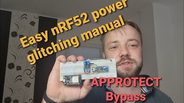HowTo bypass APPROTECT of nRF52832 or nRF52840 with ESP32 Power glitching