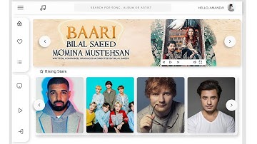 Premium Music Website UI Design UI/UX | Figma Speed UI Design