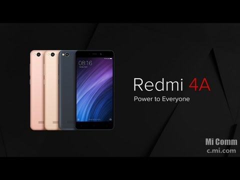 Xiaomi Redmi 4A power to everyone, first look & specifications 2017 ...
