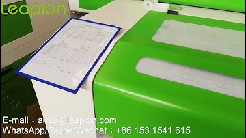 LC-6090 CO2 LASER MACHINE DETAILS WITH UP-DOWN PLATFORM