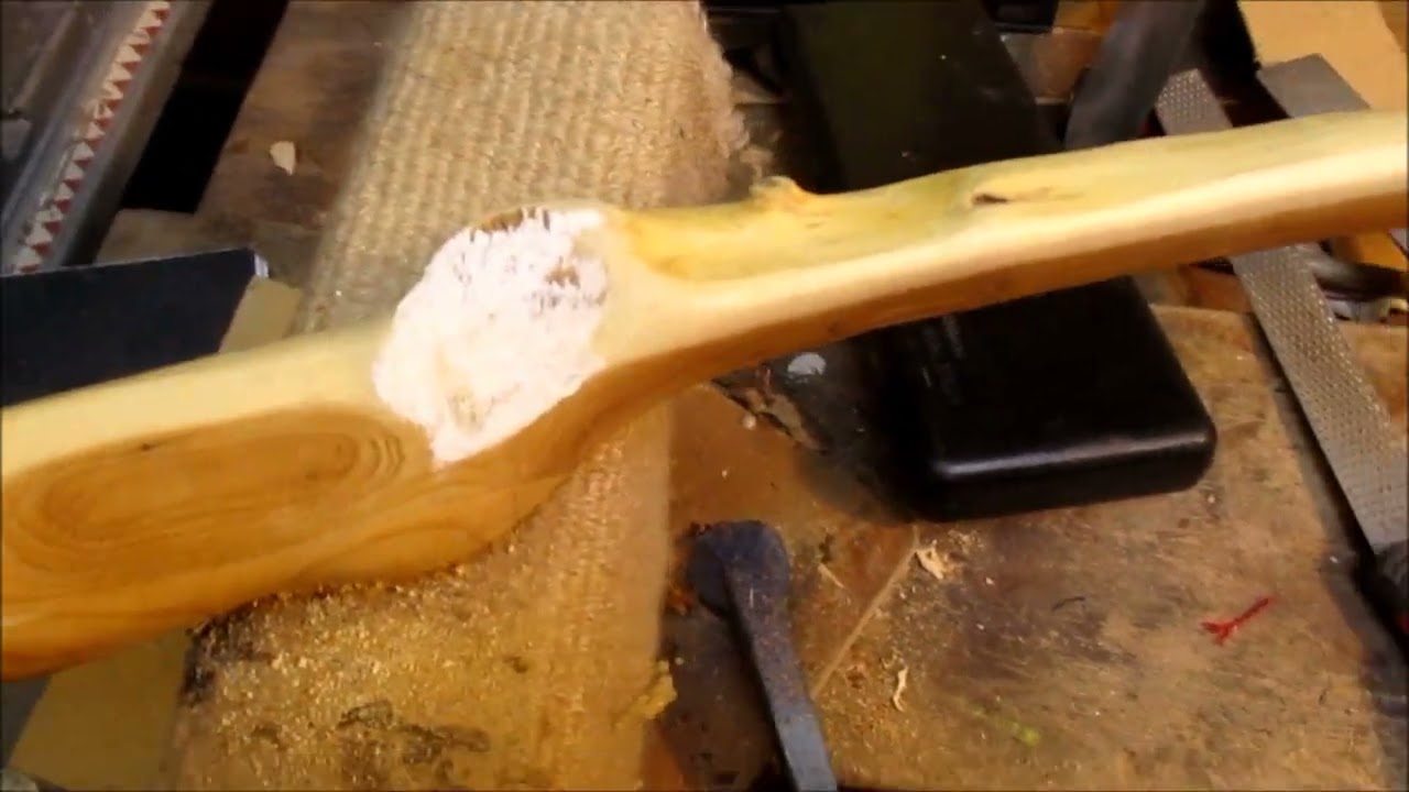 Yew stick bow pt5 tuning the arrow pass