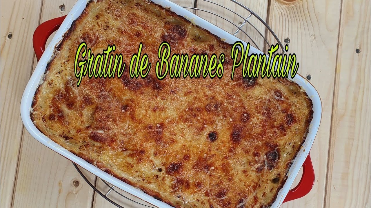 #122 Gratin de Bananes Jaunes 🇬🇵, Plantain Gratin.