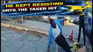Bodycam Taser: He Kept Resisting... Until the Taser Changed His Mind