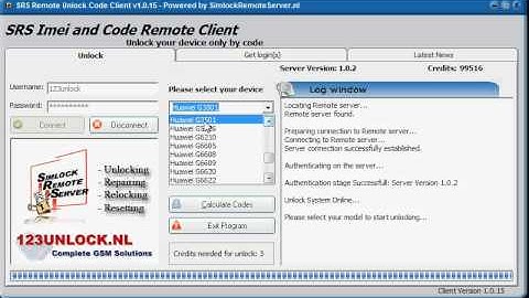 SRS: Howto unlock Huawei G3501 by calculate codes based on IMEI