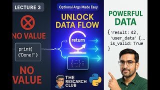 Functions in Python | Return Values and Optional Parts| Return Dictionaries
