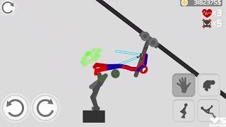 Stickman Backflip Killer 3 - All Heroes Unlocked Slow Motion Effects - Green Blood Full Hack screenshot 1