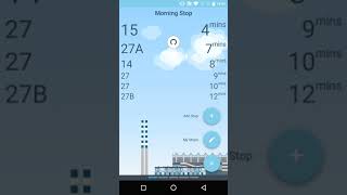 My Dublin Bus Android App Walkthrough screenshot 5