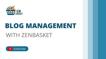 Blog Management Training Video