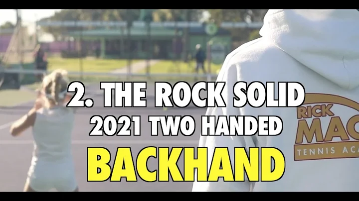 Twohanded backhand by the worlds best Rick Macci