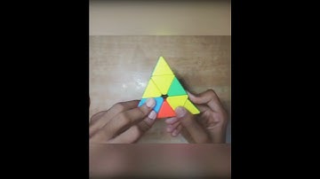 Making Triangle In Pyramid Cube #cube #pyramidcube #shorts #ytvideo #viral