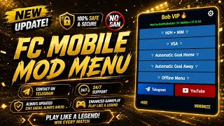 FC MOBILE 26 MOD MENU | LATEST VERSION MOD APK | H2H & VSA HACK | ANTIBAN 100% screenshot 4