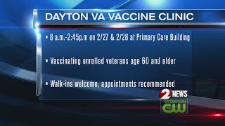 Dayton VA to host vaccine clinic for enrolled veterans 60 and older, those with comorbidities