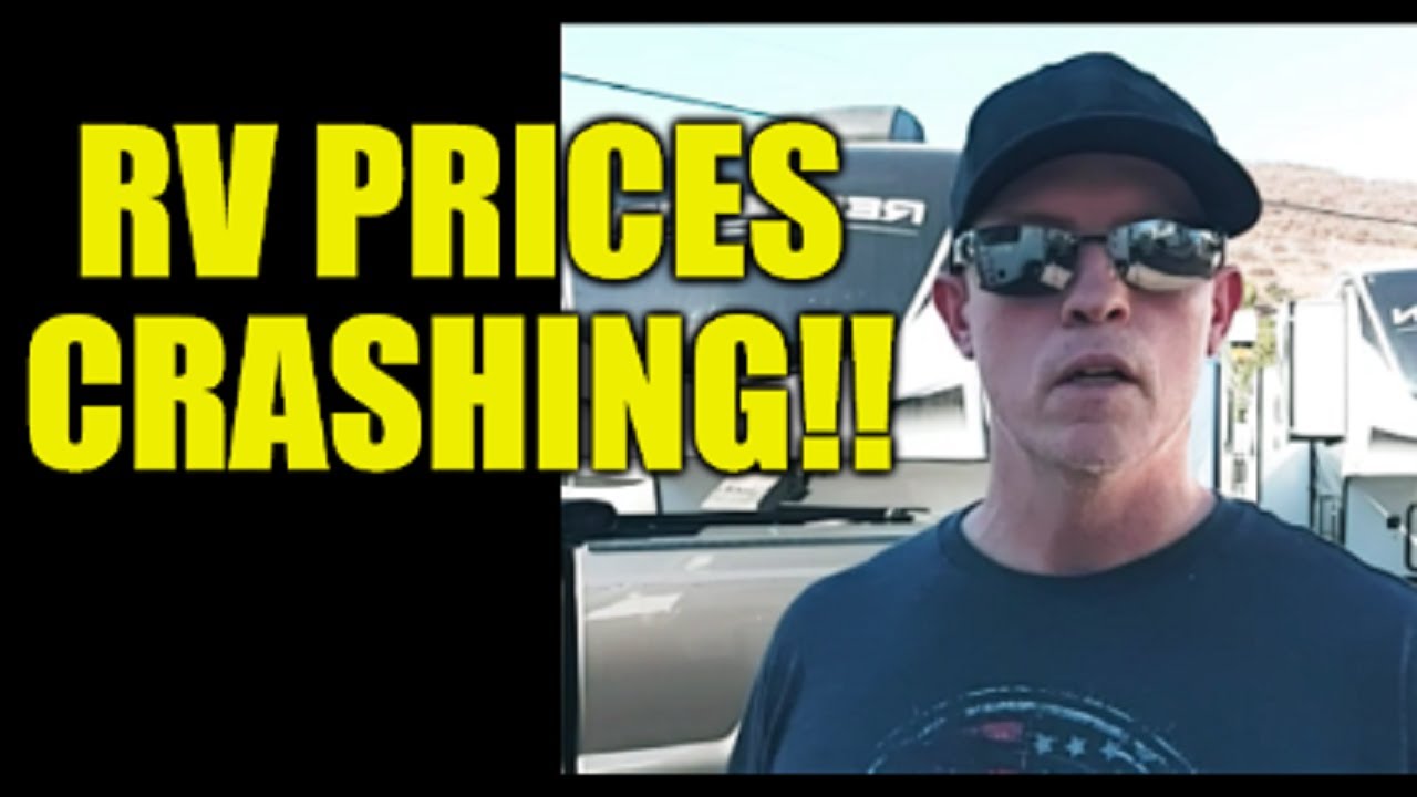 RV PRICES CRASH, MOTOR HOME AVERAGE PRICE PLUNGES 10k IN 1 MONTH