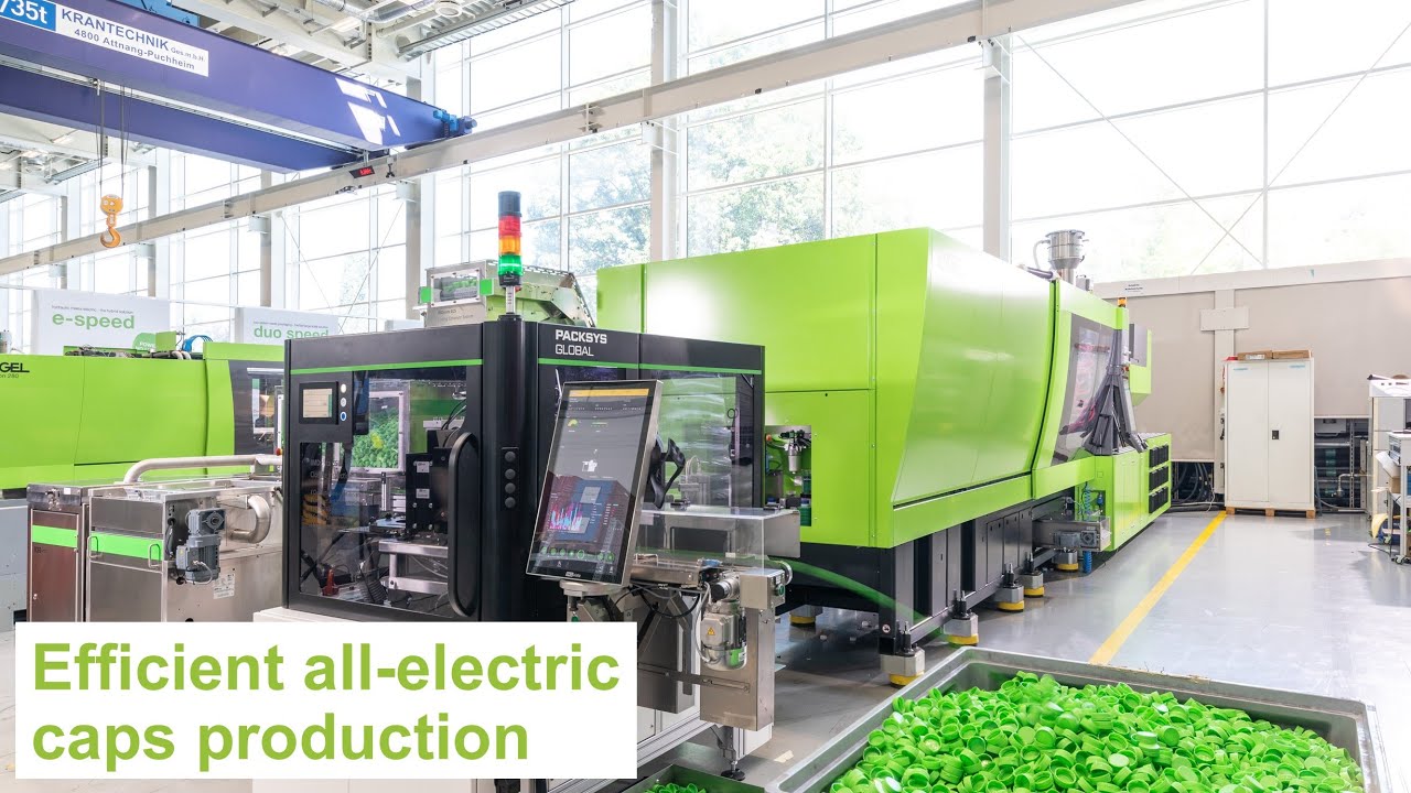 All-electric 38 mm beverage caps production in less than 4 s | ENGEL e-cap 380