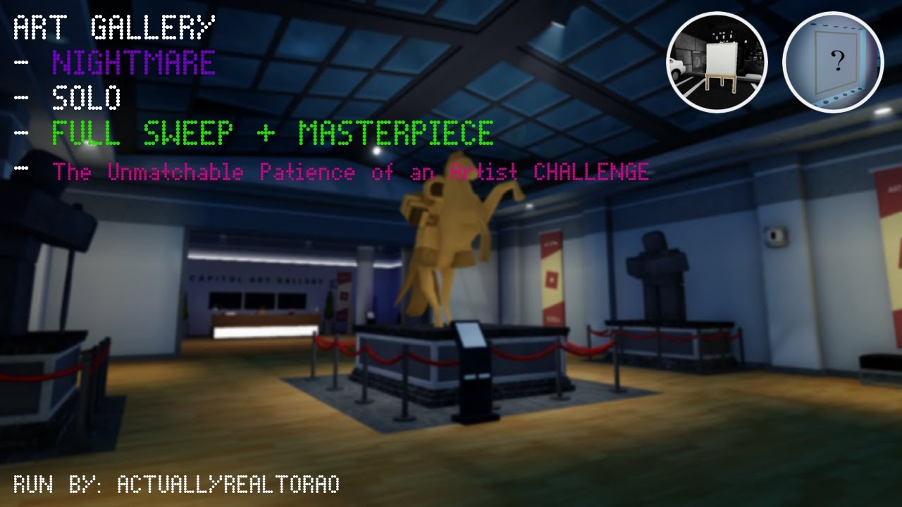 Notoriety | Art Gallery (Nightmare, Stealth, Solo, Pacifist Challenge)