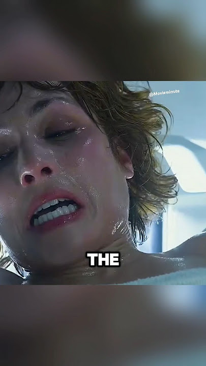 Woman gives birth to Monster 💀 #alien #moviereview #recaped #movierecap #moviesummary #alienbirth