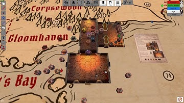 Gloomhaven in Tabletop Simulator