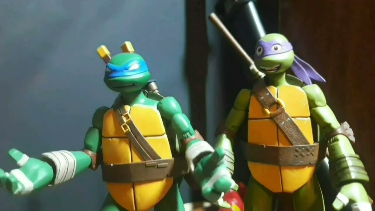 TMNT 2012 NECA stop motion, terrible chaos 