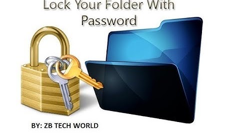 how to password protect a folder in windows 7/8/10/xp [Urdu/Hindi]