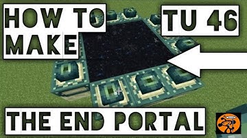 Minecraft: (PS4, Xbox One, Pocket Edition) How to make The End Portal After TU46 Update! 2021