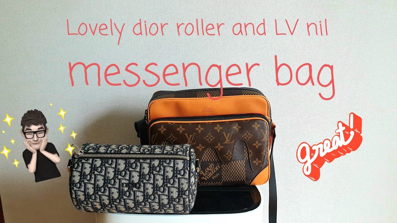 My new bags, Dior Roller messenger and LV Nil messenger, nigo