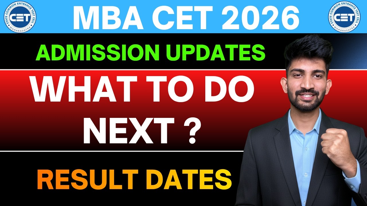 Mba cet Admission Updates 2026 | Mba cet Result Dates 2026 - YouTube