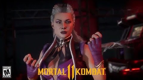 MK11 New Sindel Dialogue Intro with Johnny Cage
