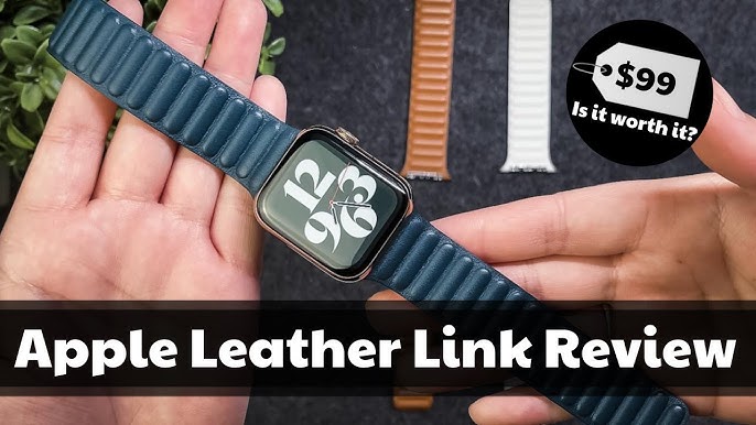 Apple ink Leather Link Band M/L for my Apple Watch ULTRA | unboxing, review  - YouTube