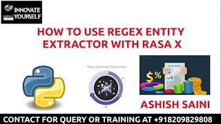 HOW TO USE REGEX ENTITY EXTRACTOR WITH RASA X