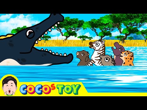 A hidden secret of a lake in africaㅣanimal names, kidstoonㅣCoCosToy