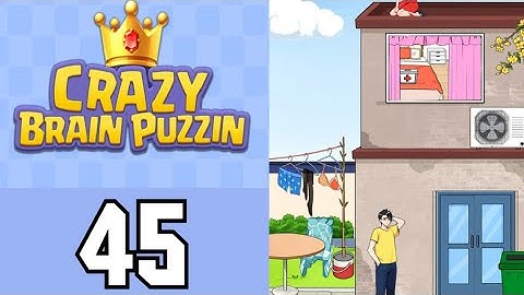 Crazy Brain Puzzle Level 45 Save Me | Game Walkthrough