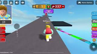 Every Second You Get +1 WalkSpeed (Roblox Game!) The Second Part